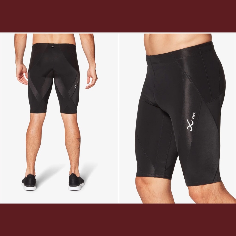 NWT CW-X Men Endurance Generator Muscle & Joint Support Compression Short, Syrah